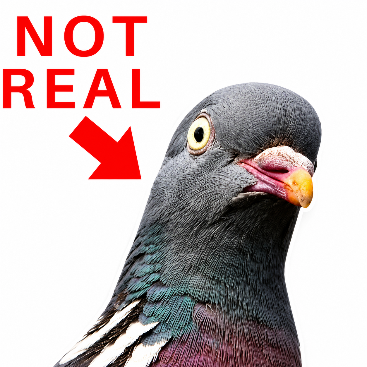 Surveillance pigeon representing BIRDS